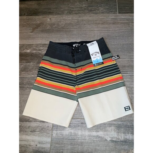 BILLABONG Recycler Lo Tide Board shorts Boy's size 24/8 Reg NEW Brown - Picture 1 of 4